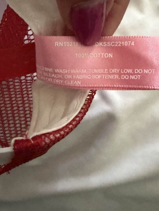 Dolls Kill X Strawberry Shortcake Embroidered Trucker Hat NWOT
